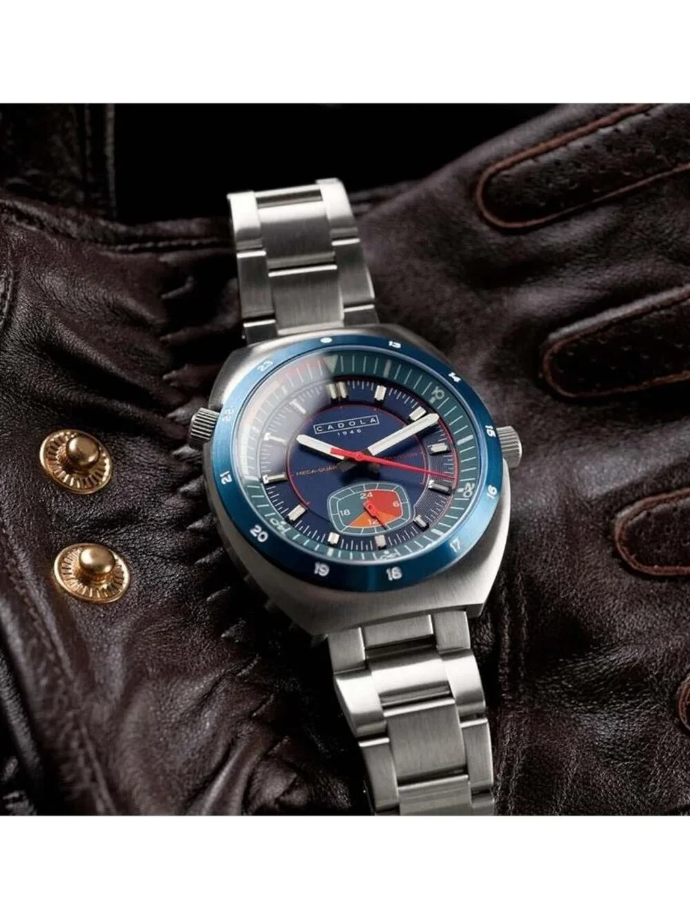 NWT Cadola Giulia Quartz Blue Dial Men's Watch